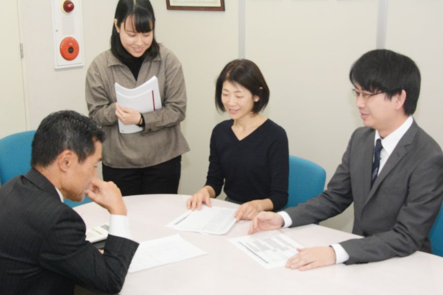 一人ひとりが責任を持ちつつ、チームワークを大切にして仕事を行っています。